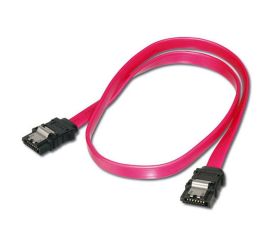 Kabel do transmisji danych SATA z klipsem montażowym XL 50cm (SATA50CLIP)