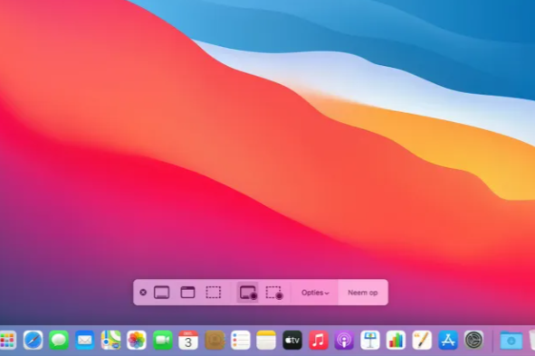 robienie zrzutu ekranu w macos